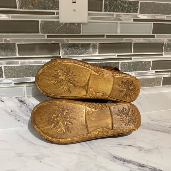 Volks Walkers sandals leather cork wedges handmade - Picture 8 of 12